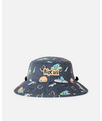 Rip Curl Sessions Mid Brim Hat - Boy in WASHED BLACK