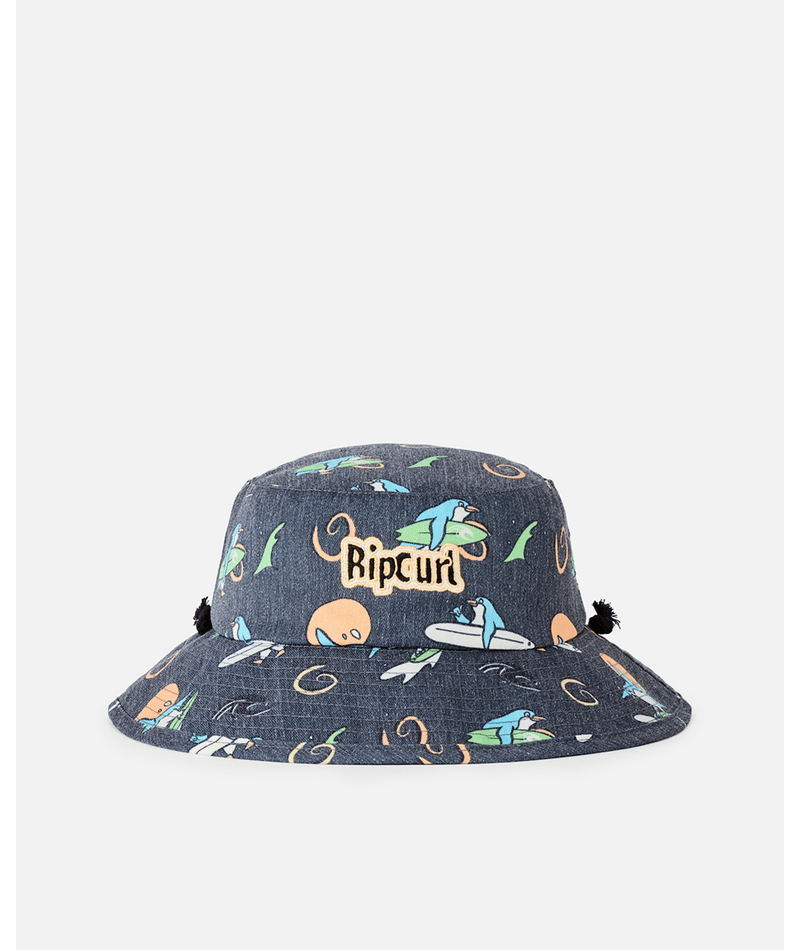 Rip Curl Sessions Mid Brim Hat - Boy in WASHED BLACK
