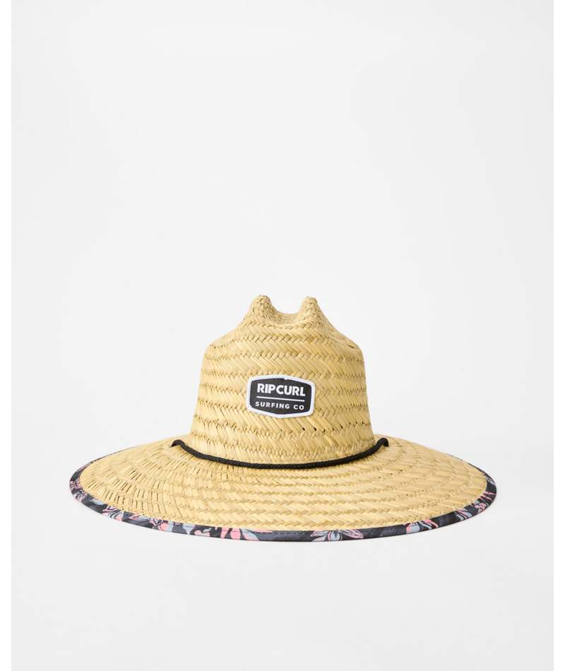 Rip Curl Fun Times Straw Hat in BLACK/ORANGE
