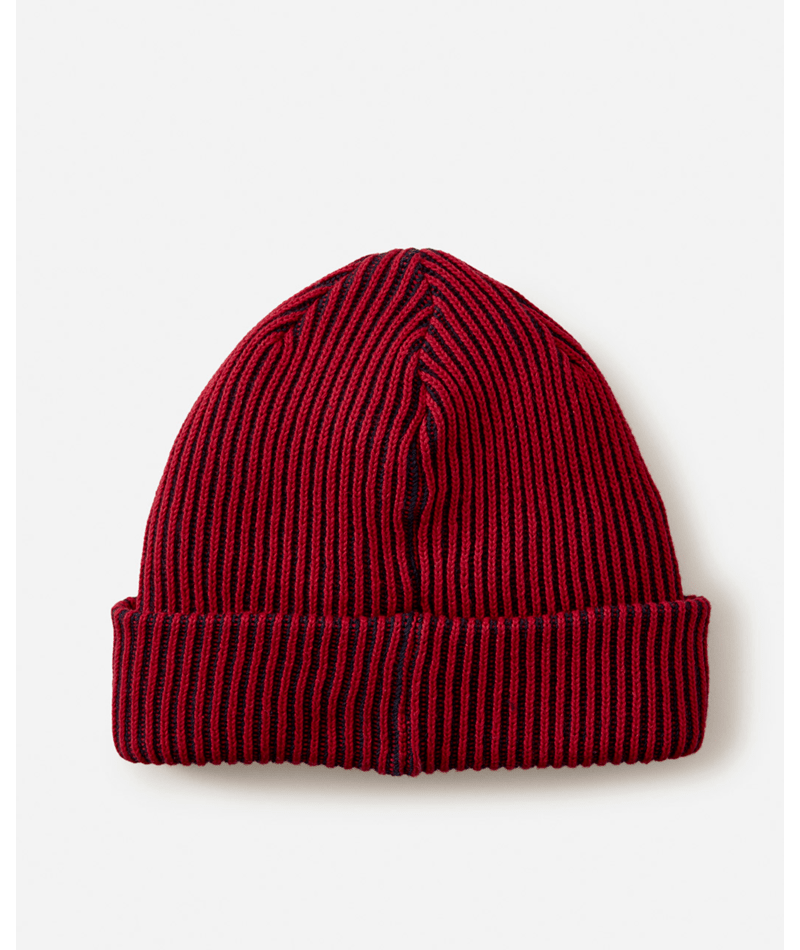 Rip Curl Search Chunky Reg Beanie in BLACK/RED