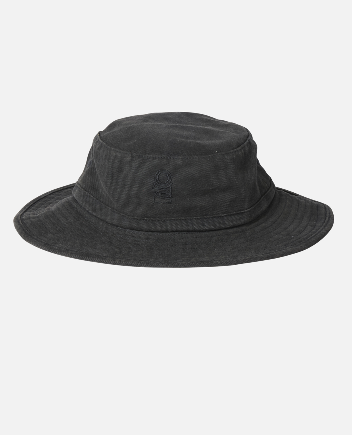 Rip Curl Search Canvas Wide Brim Hat in BLACK