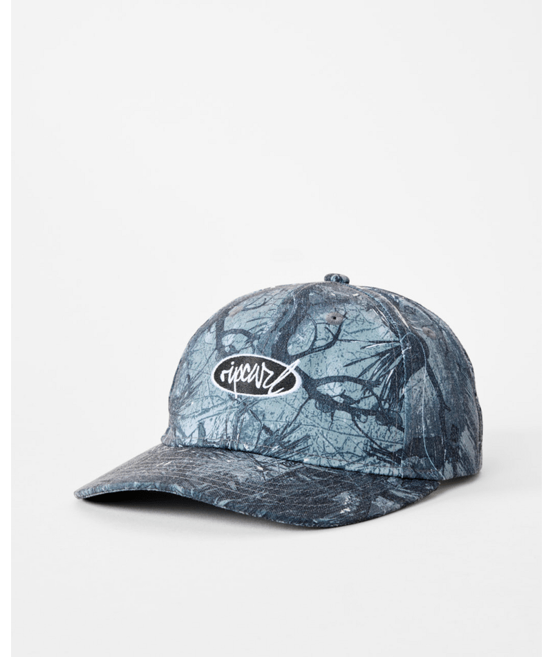 Rip Curl Rip Script Camo Adj Cap in WASHED BLACK
