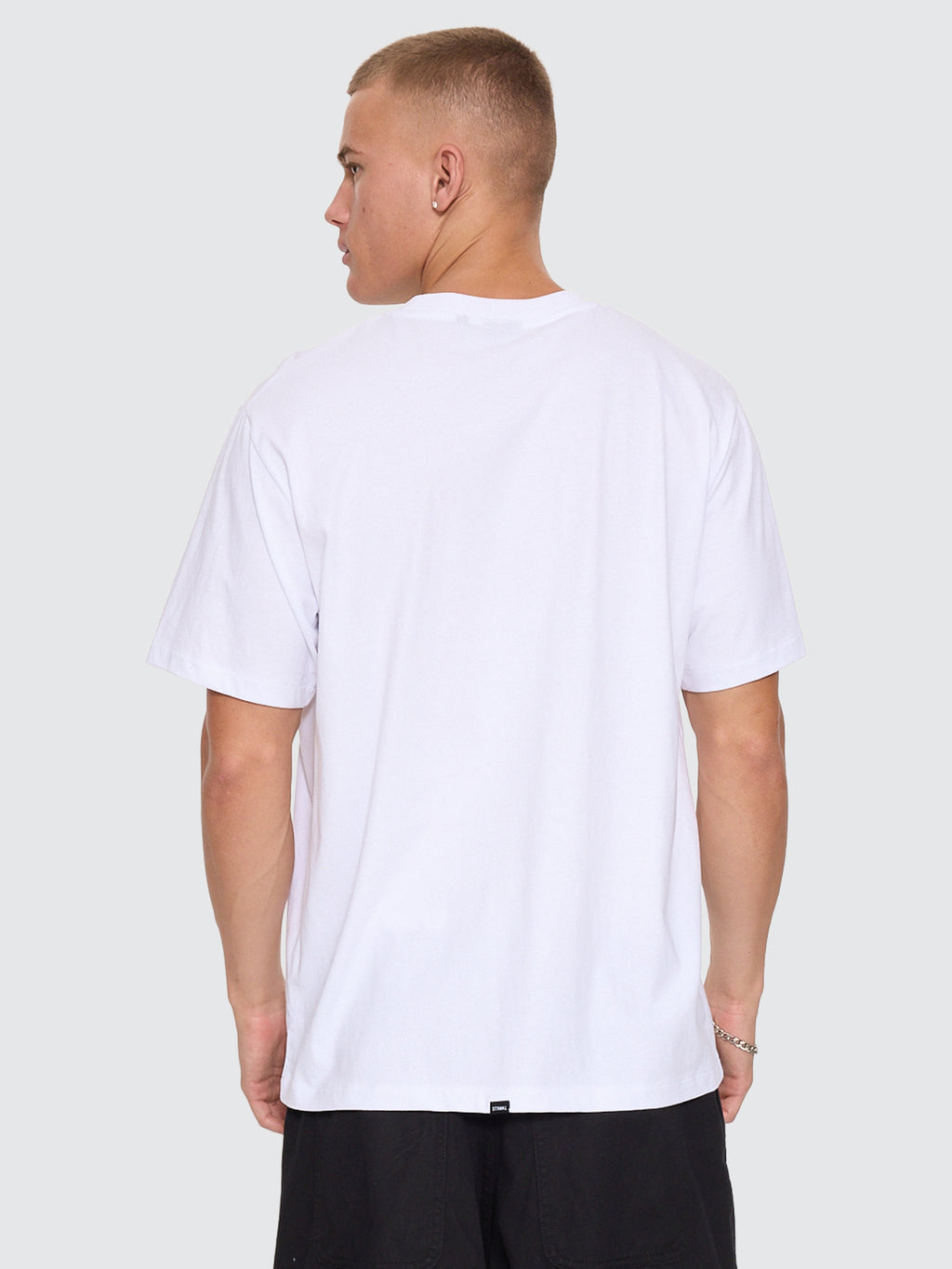 Thrills Co Risen Merch Tee - White in White