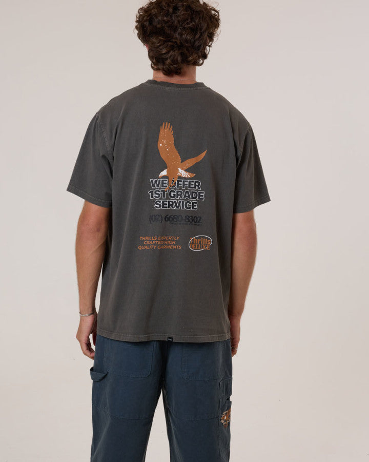 Thrills 1st Grade Service Merch Fit Tee - Merch Black in Merch Black