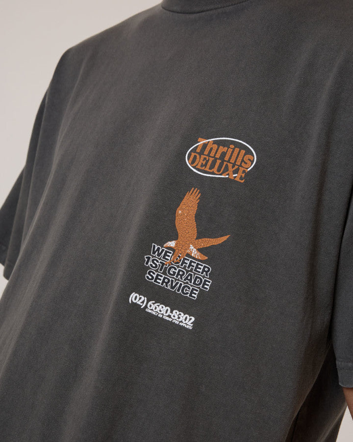 Thrills 1st Grade Service Merch Fit Tee - Merch Black in Merch Black