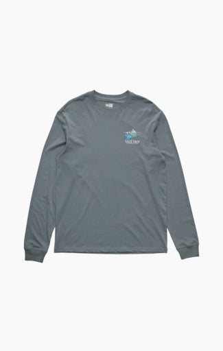 Salty Crew Mahi Surface Ls Tee in STORM