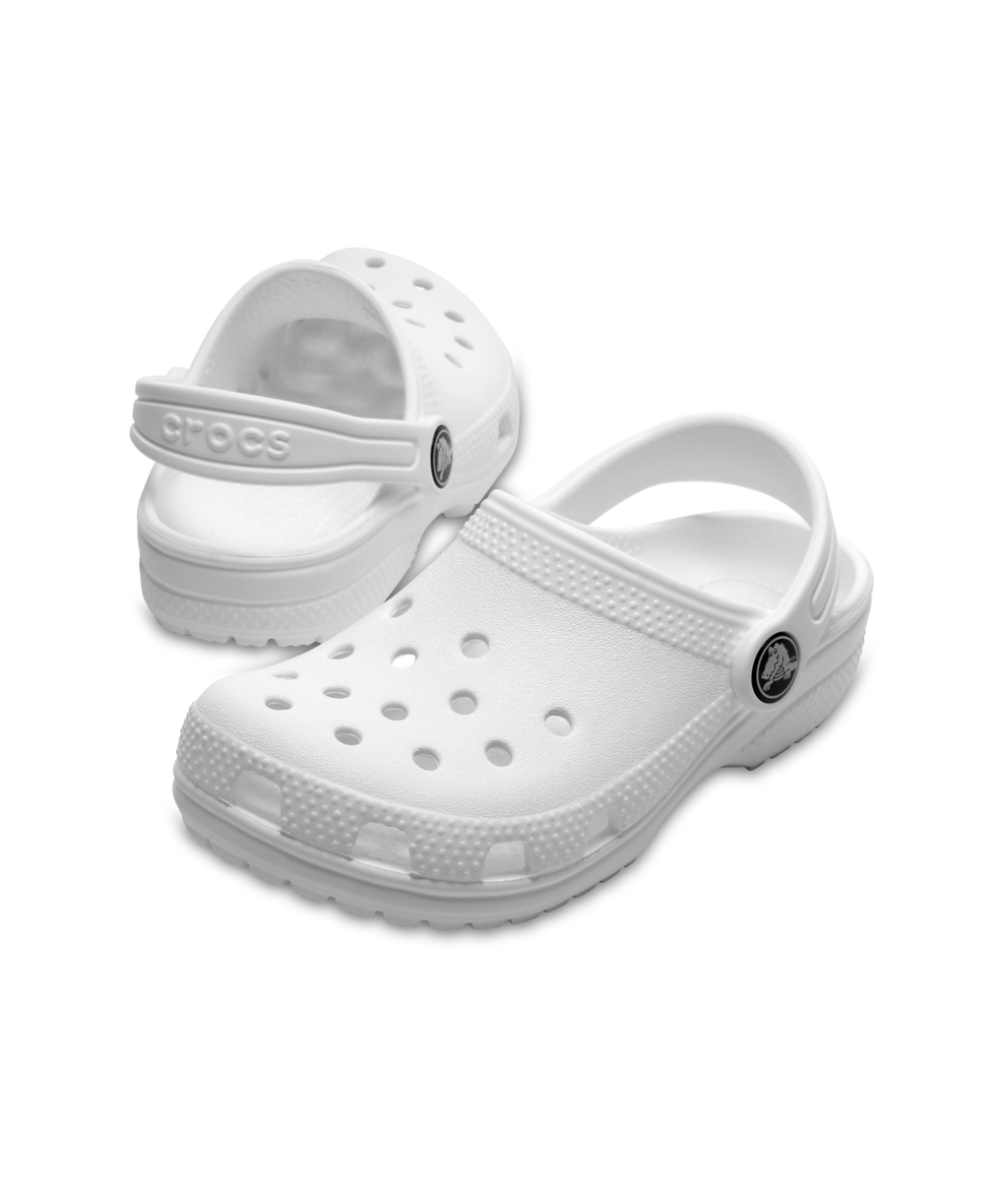 Crocs Classic Clog K White in White
