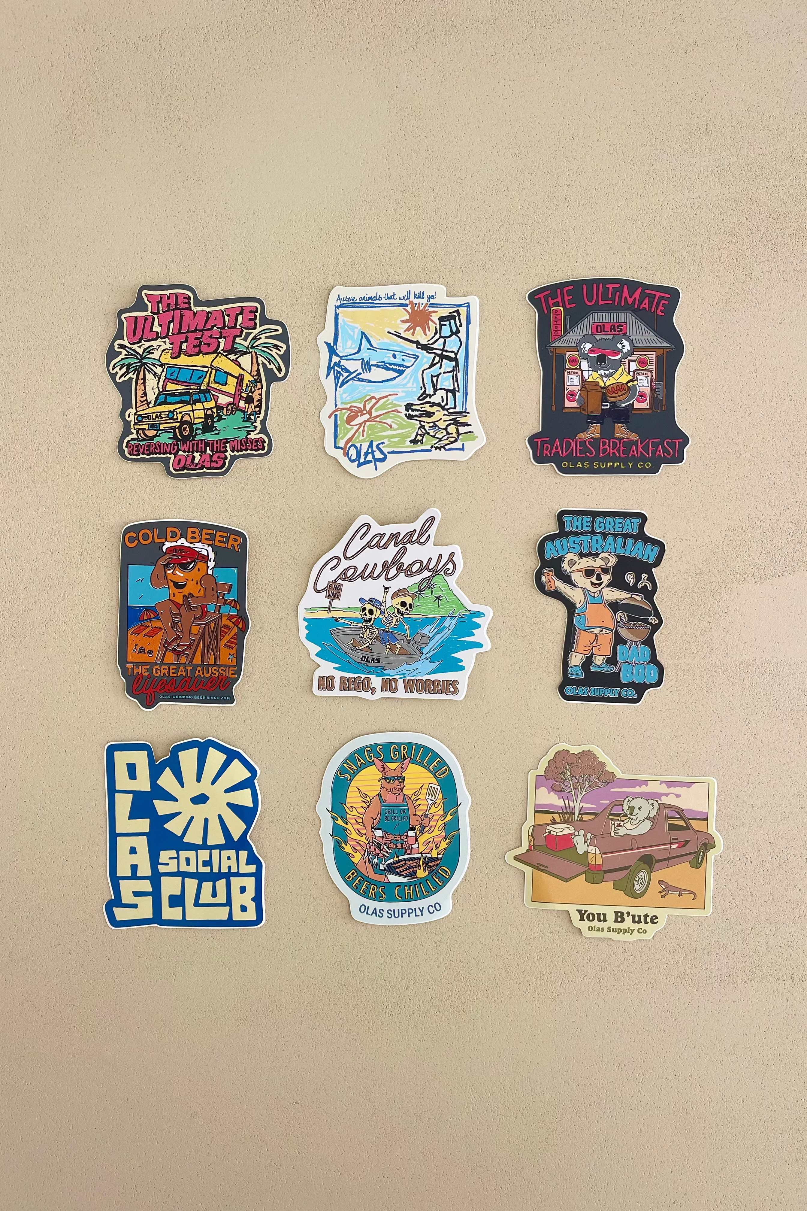 Olas Supply Co STICKER PACK in Single