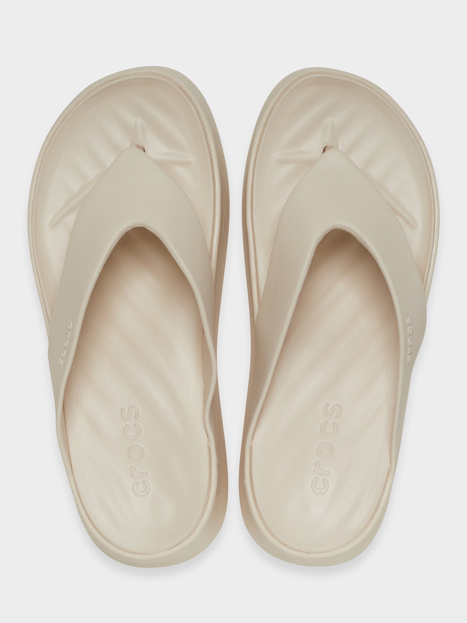 Crocs Getaway Platform Flip Stucco