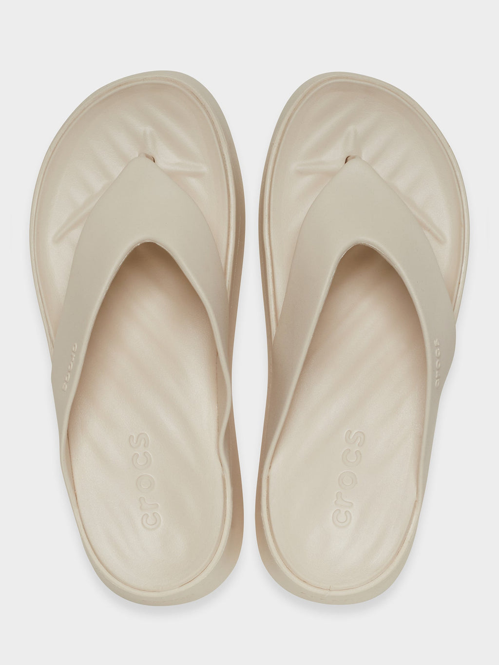 Crocs Getaway Platform Flip Stucco