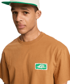 Quiksilver Mens Serenity Splash T-Shirt in Tobacco Brown