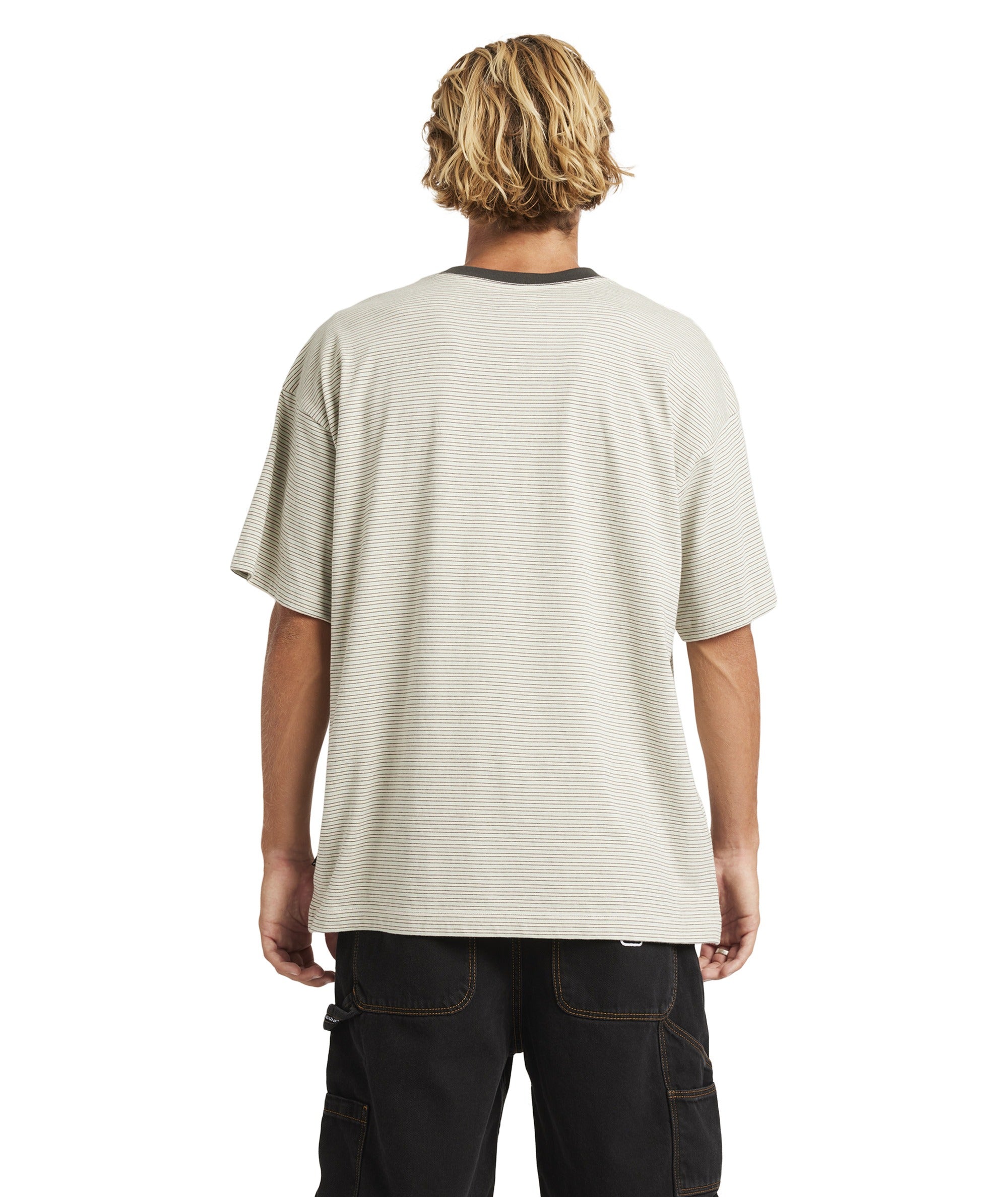 Billabong Absence Stripe Og Ss in CHINO