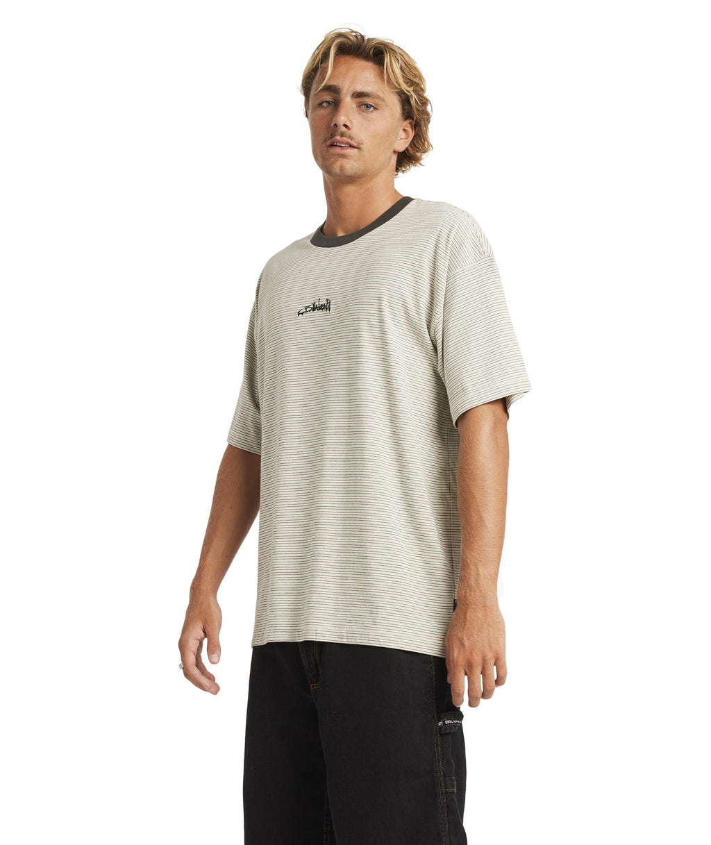 Billabong Absence Stripe Og Ss in CHINO