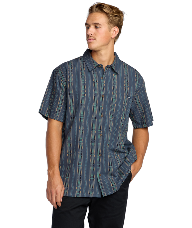 Billabong Sundays Jacquard Ss in DARK NAVY