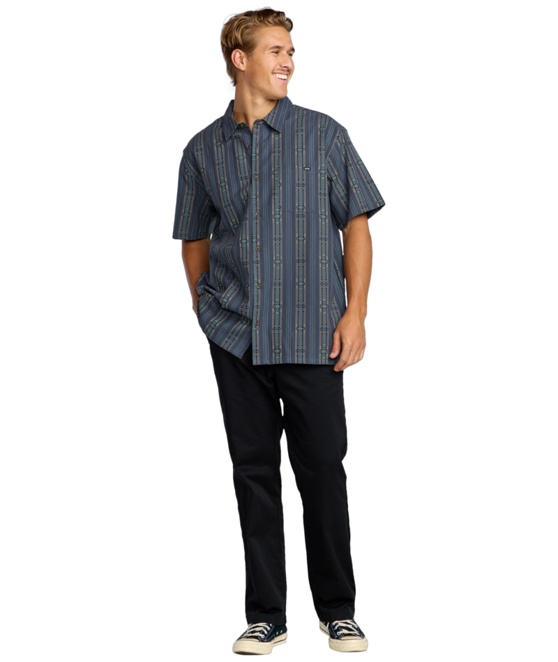 Billabong Sundays Jacquard Ss in DARK NAVY