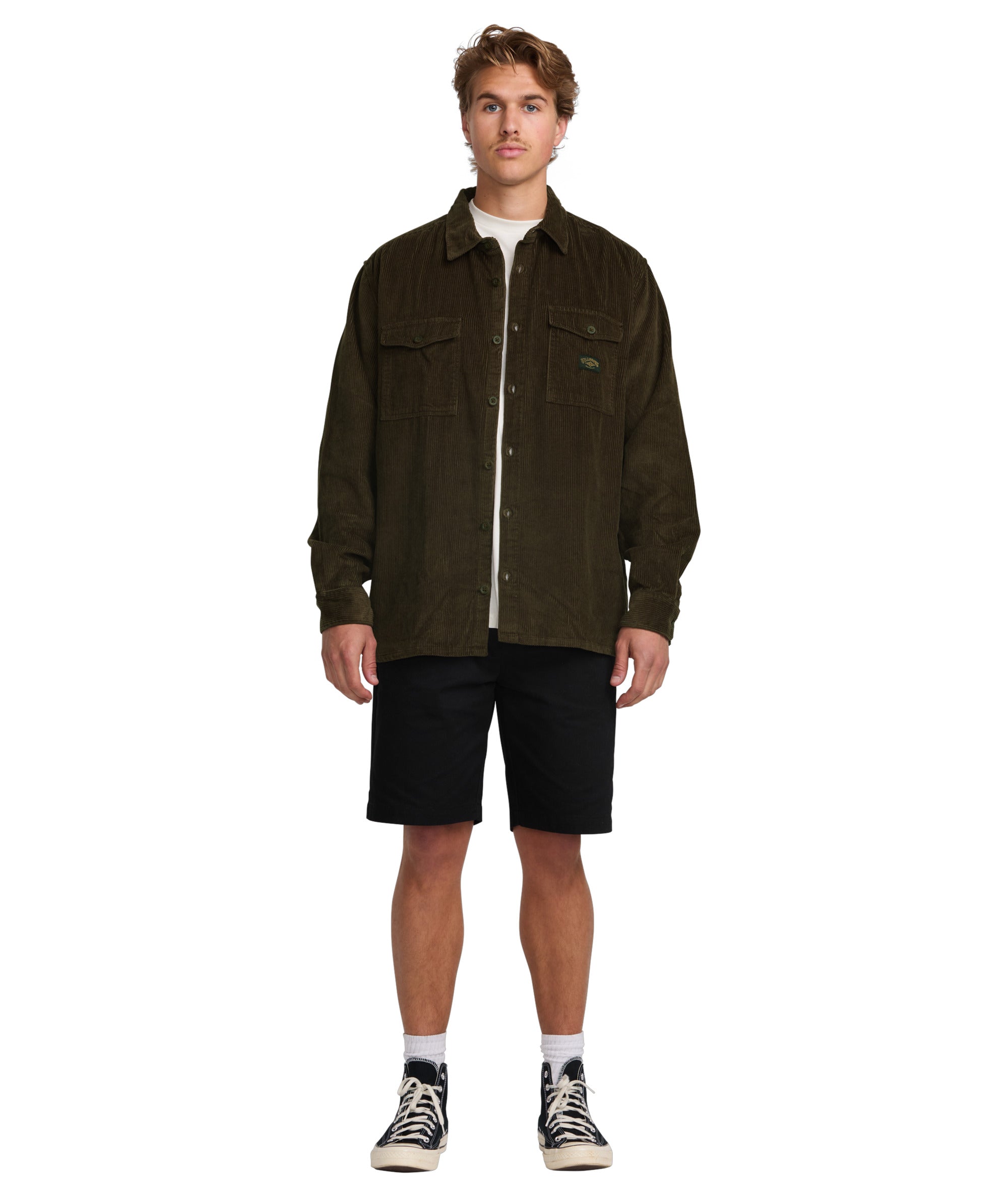 Billabong Bong Days Ls in CHOCOLATE