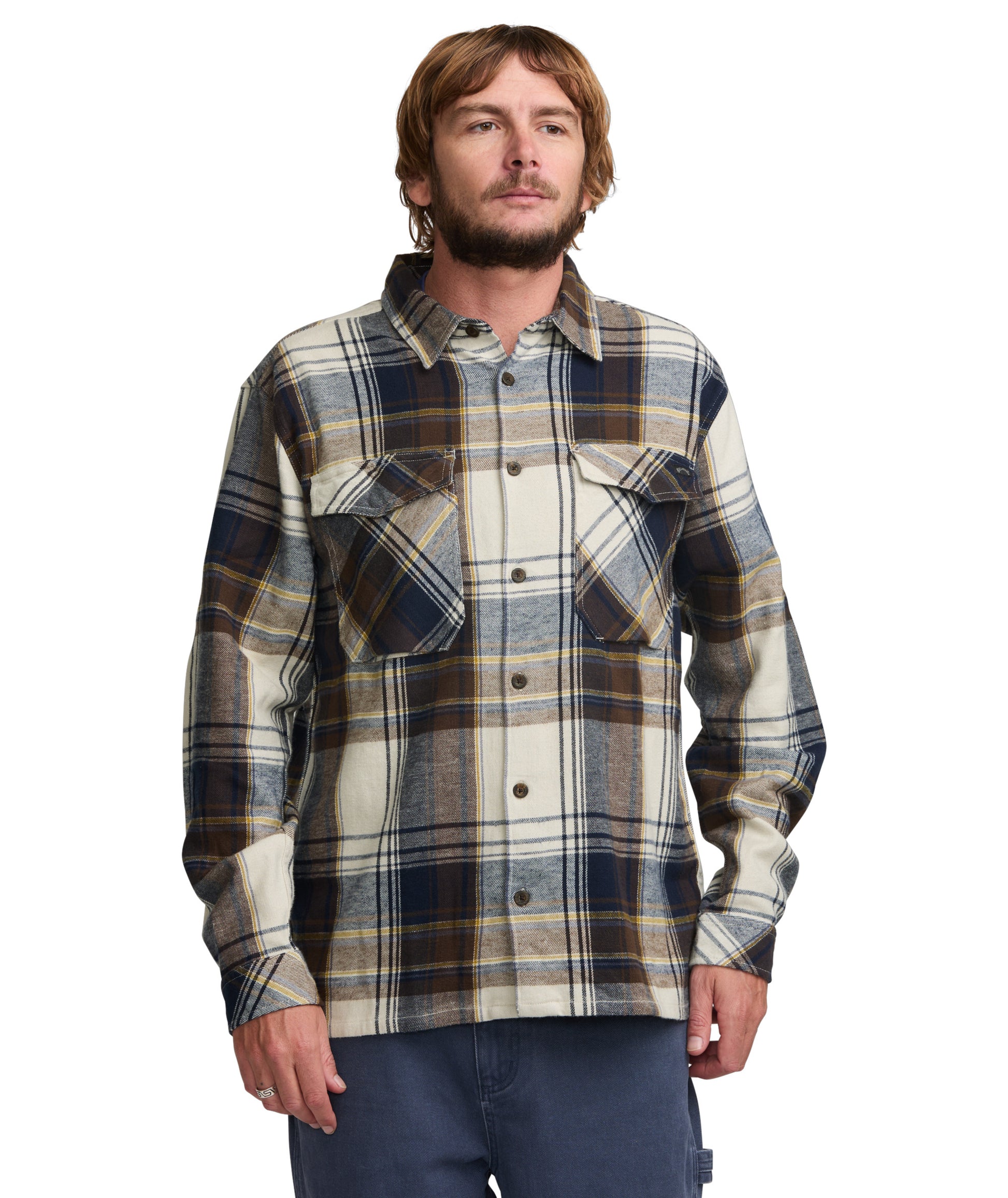 Billabong Bad Dog Flannel in SILVER