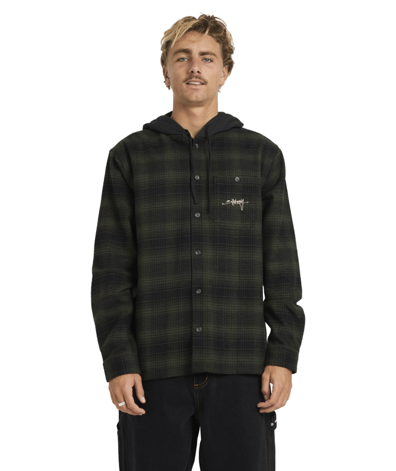 Billabong Baja Sur Flannel in BLACK