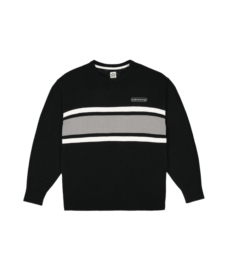Billabong Spec 73 Panel Sweater in BLACK