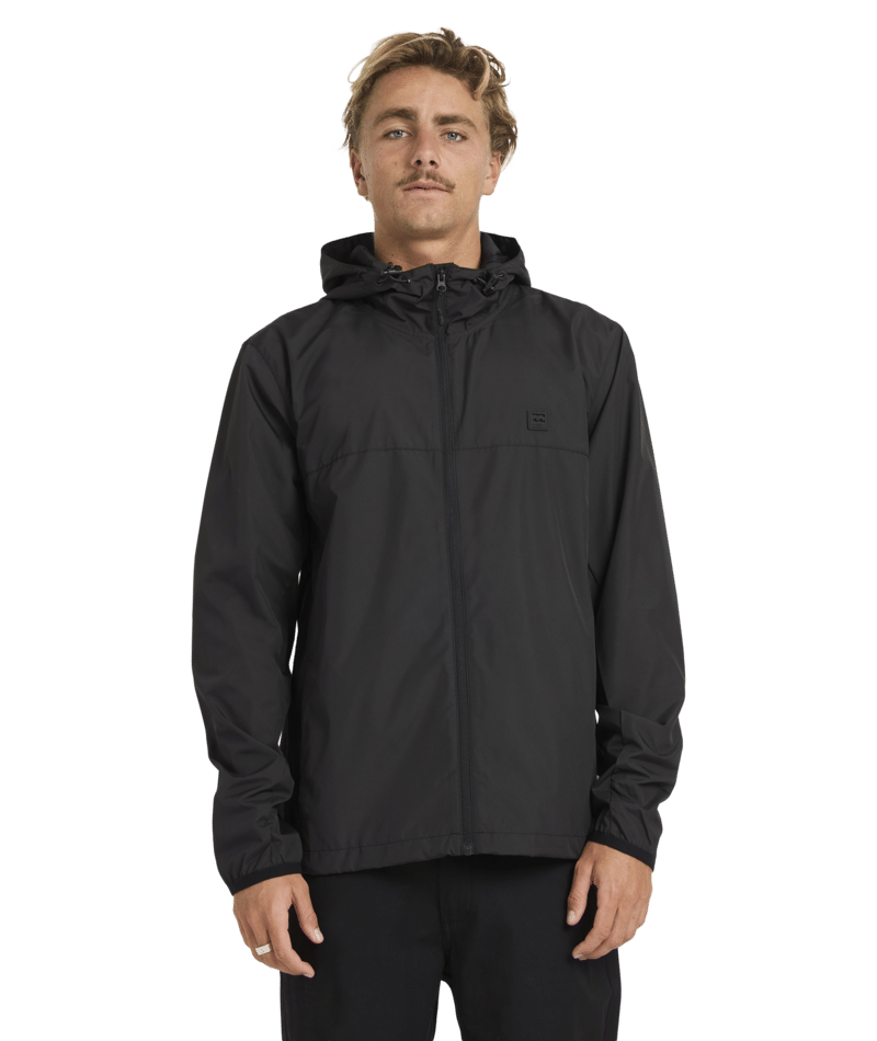 Billabong Transport Windbreaker in BLACK