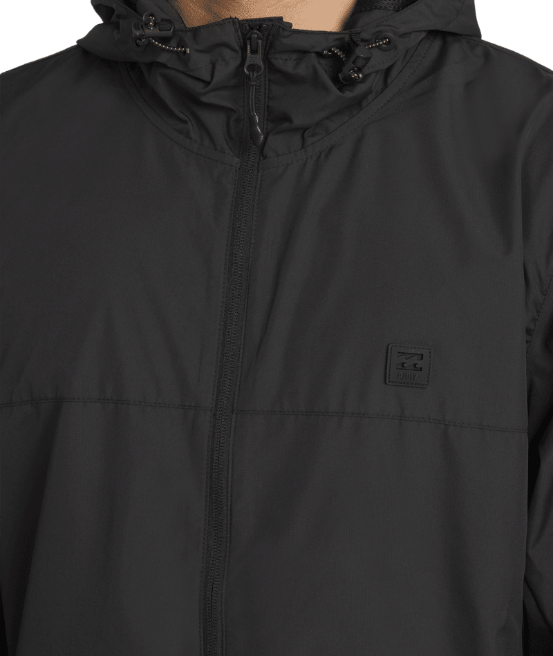 Billabong Transport Windbreaker in BLACK