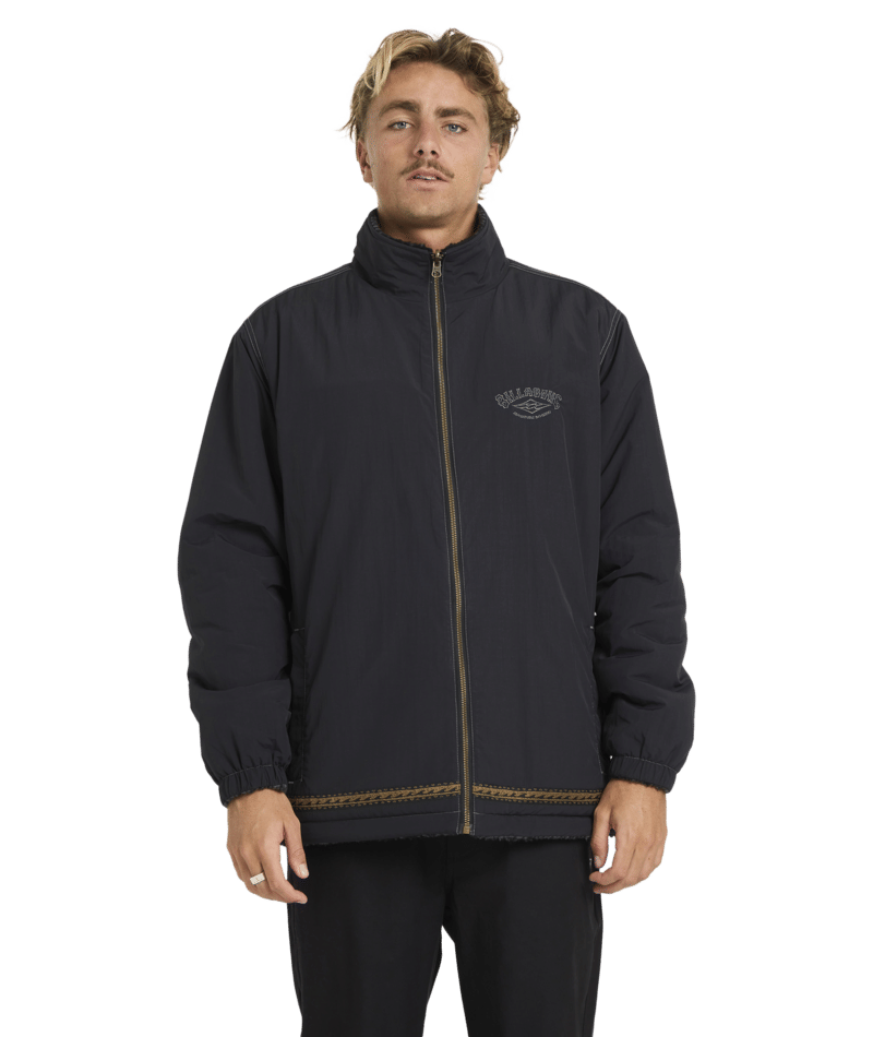 Billabong Gnaraloo Reversible Jacket in BLACK