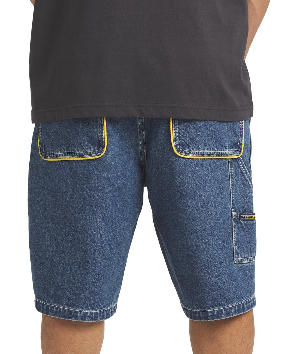 Billabong Spec 73 Bad Dog Denim Short in OCEAN WASH
