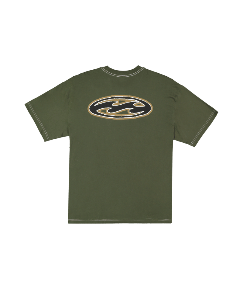 Billabong Bad Dog Pill Wave Og Ss in RIFLE GREEN