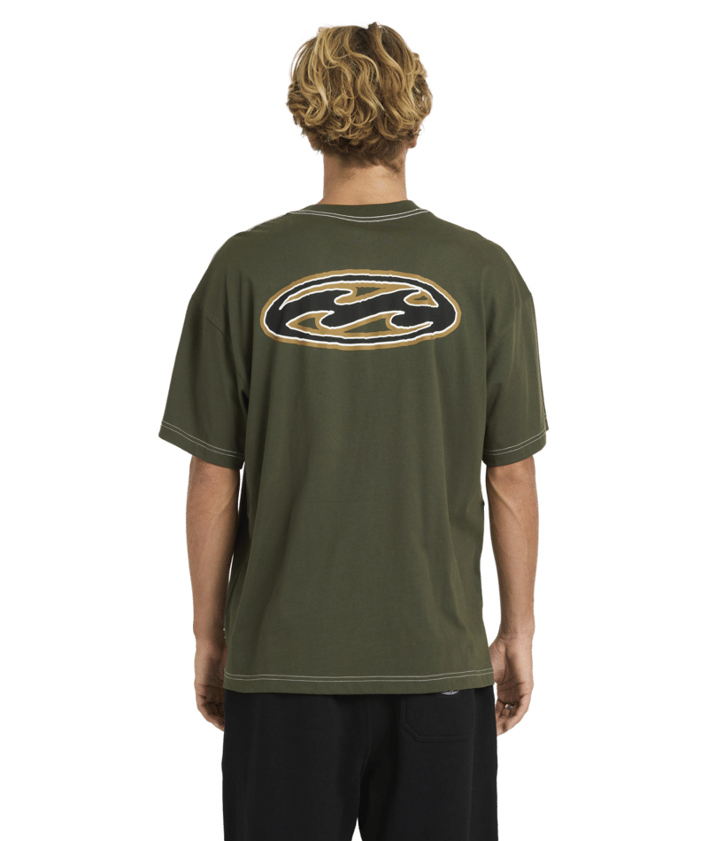 Billabong Bad Dog Pill Wave Og Ss in RIFLE GREEN
