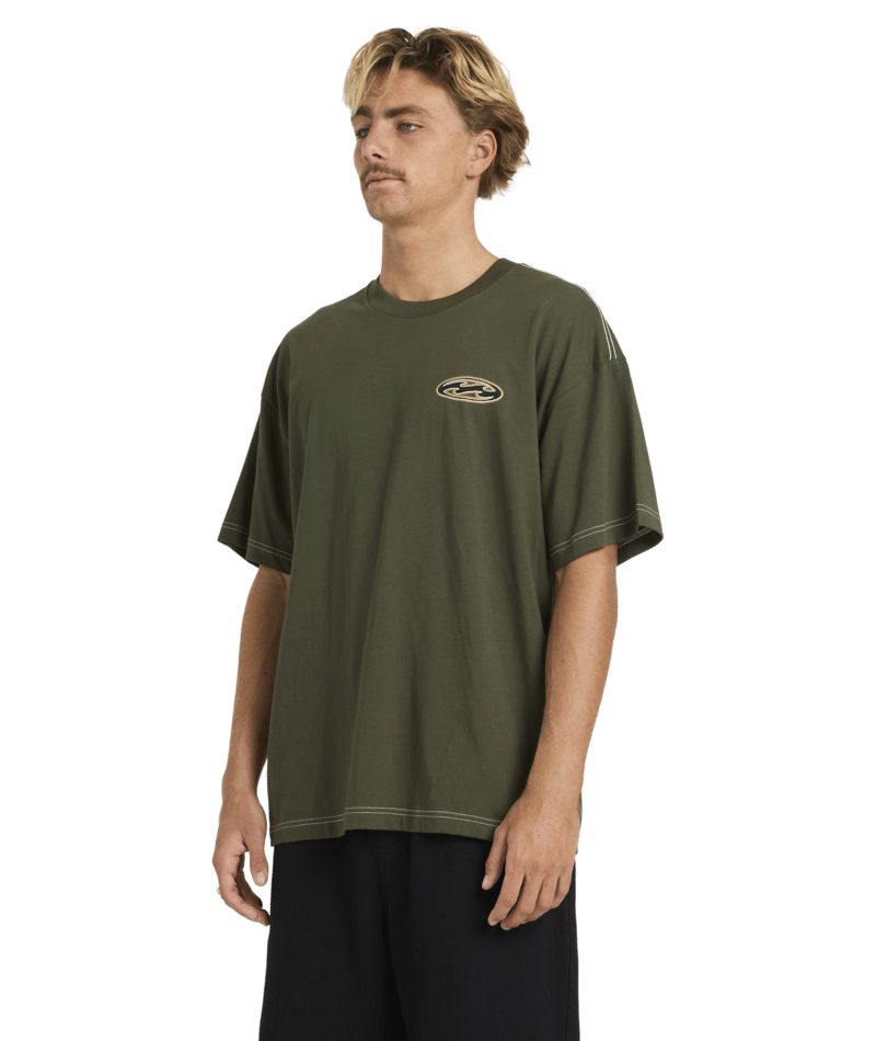 Billabong Bad Dog Pill Wave Og Ss in RIFLE GREEN