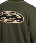 Billabong Bad Dog Pill Wave Og Ss in RIFLE GREEN