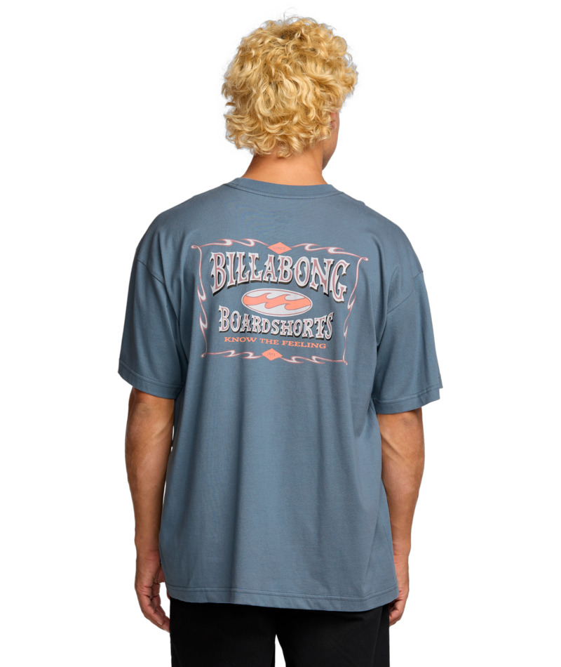 Billabong Double Spread Og Ss in SLATE BLUE