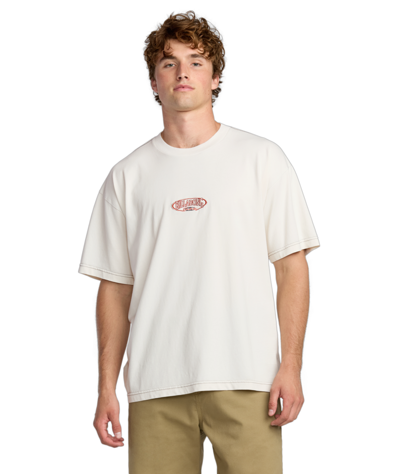 Billabong Bad Dog Og Ss in CEMENT