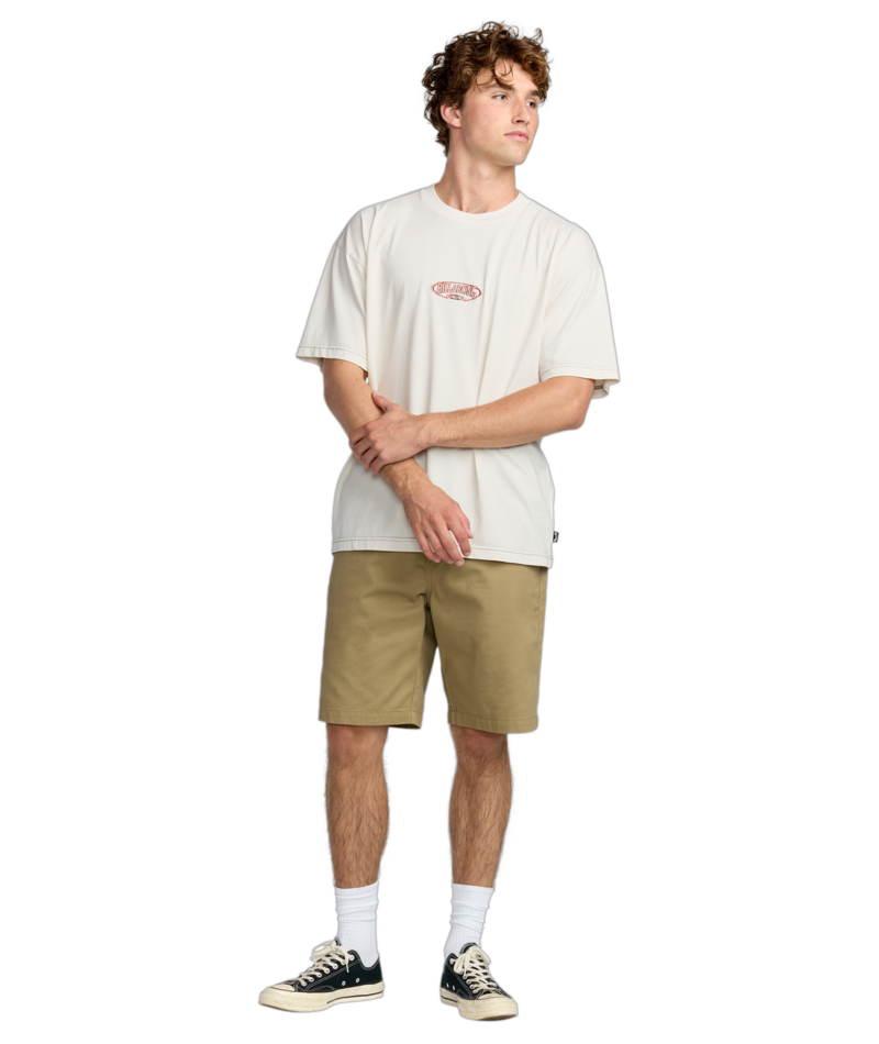 Billabong Bad Dog Og Ss in CEMENT