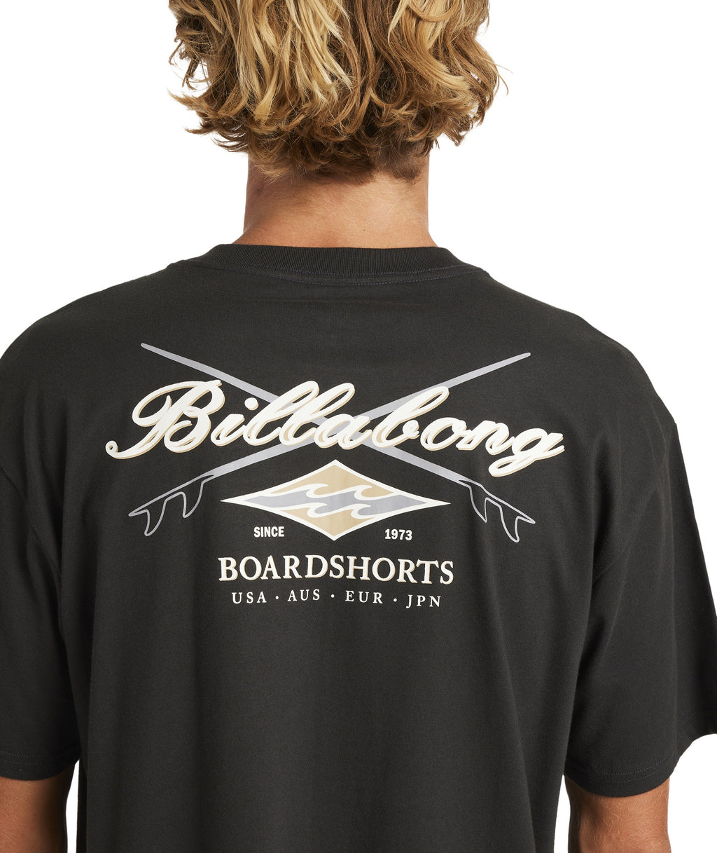 Billabong Crossboards Regular Ss in WASHED BLACK
