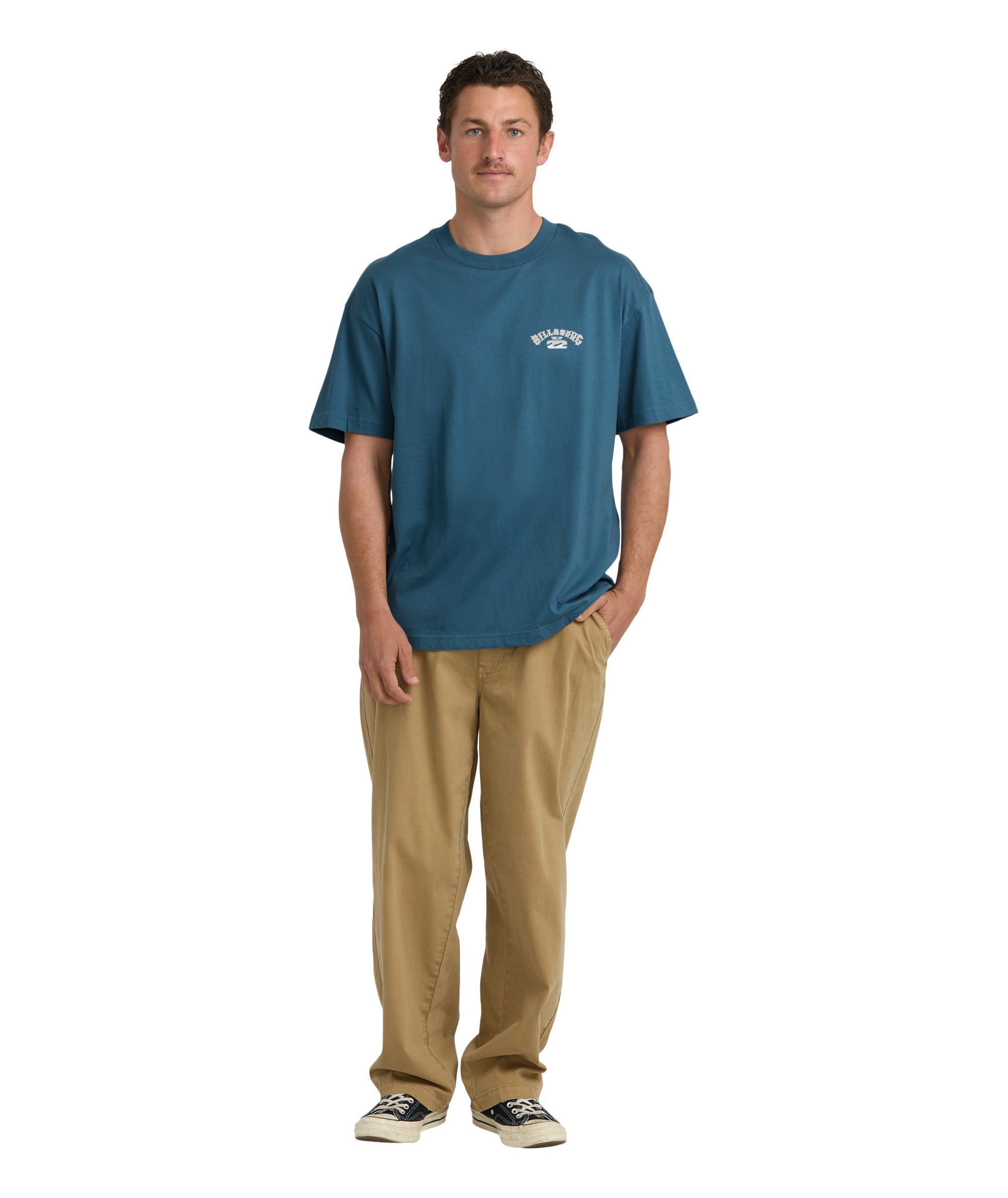 Billabong Heritage Arch Og Ss in REAL TEAL