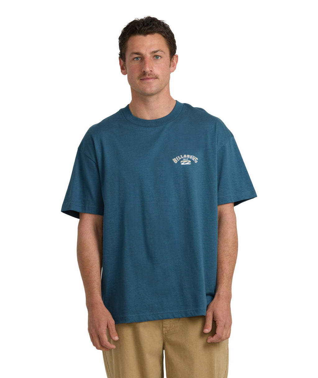 Billabong Heritage Arch Og Ss in REAL TEAL