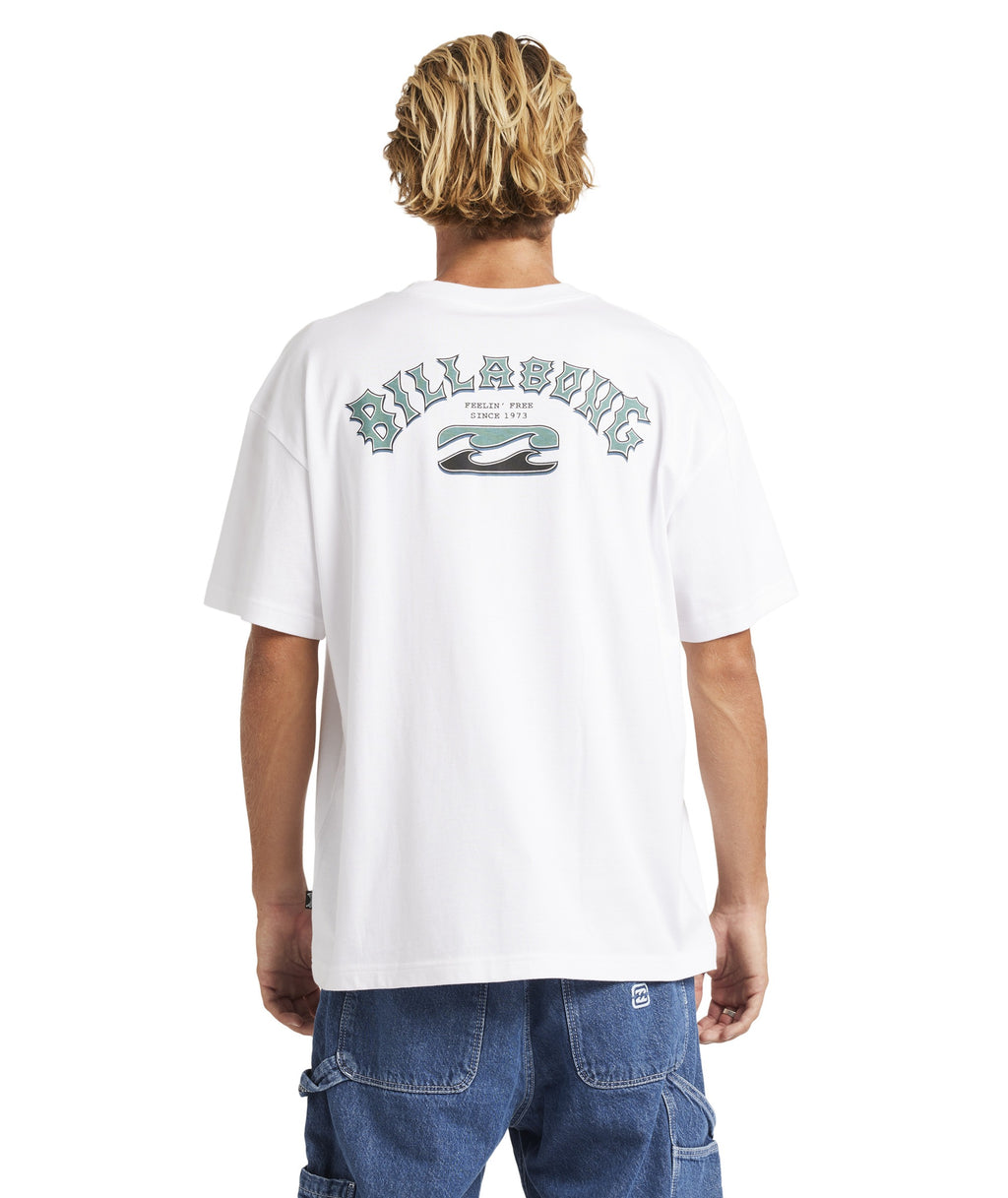 Billabong Heritage Arch Og Ss in WHITE