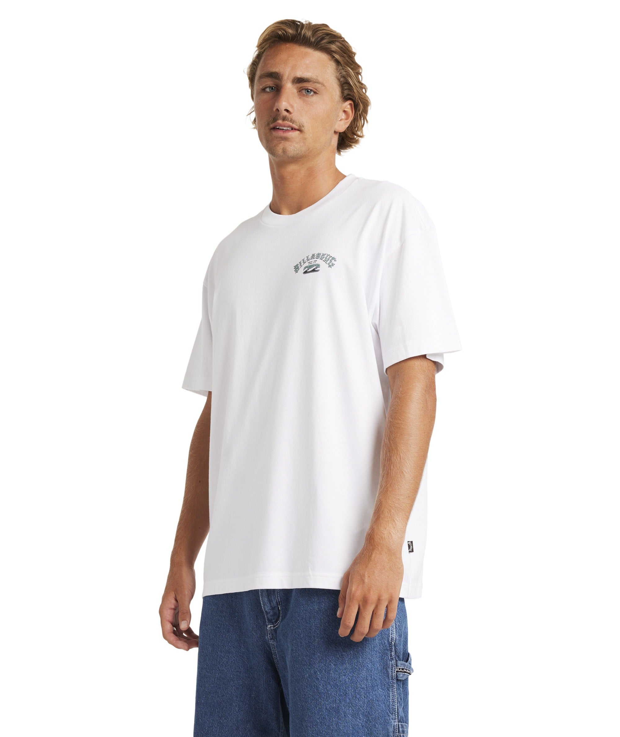 Billabong Heritage Arch Og Ss in WHITE