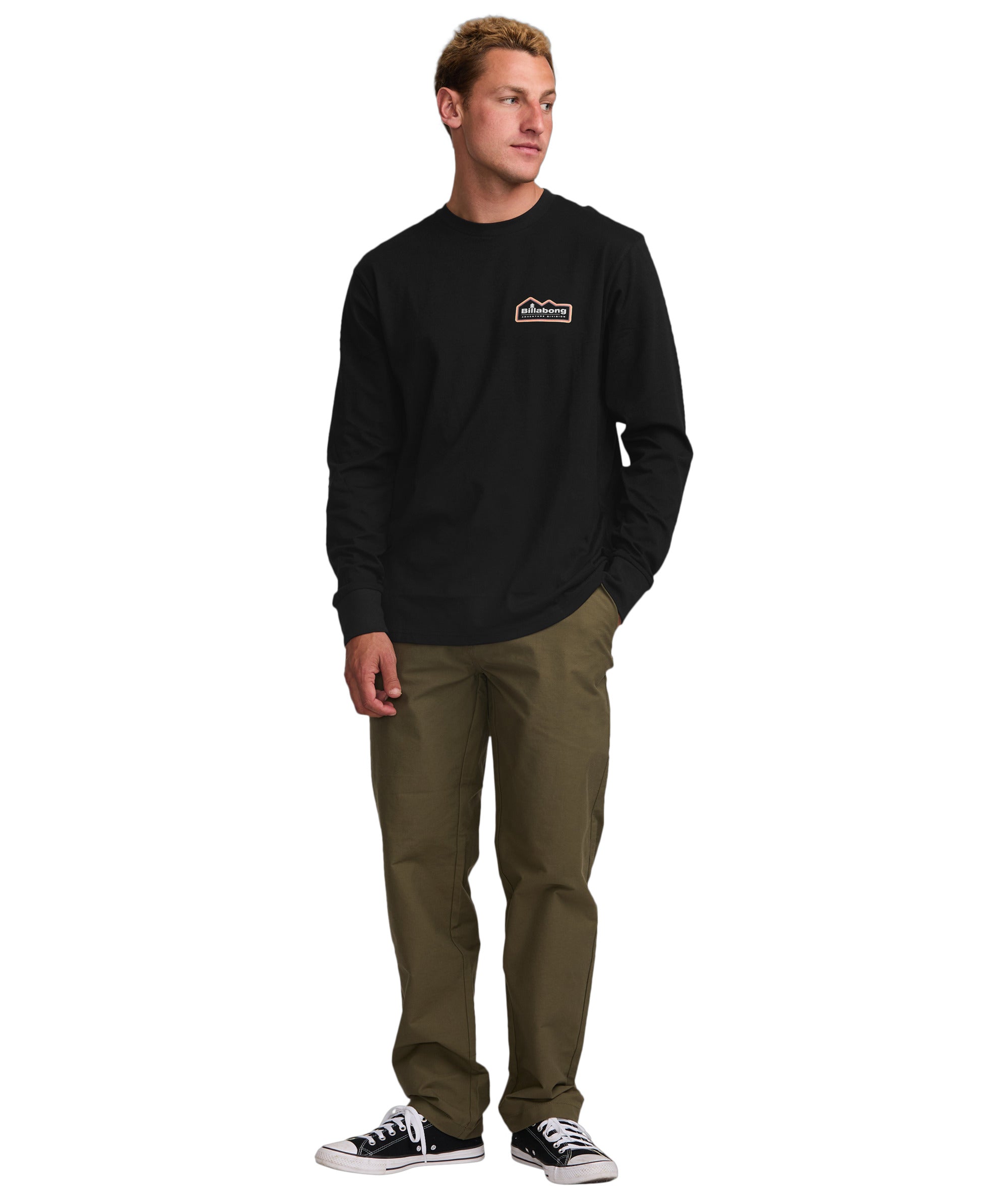 Billabong Range Adiv Ls in BLACK