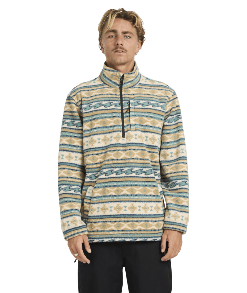 Billabong Boundary Mock Neck in DESERT
