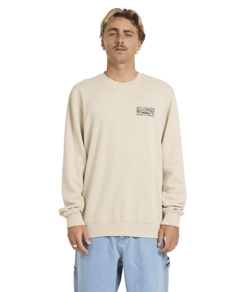Billabong Short Sands Crew in OATMEAL HEATHER