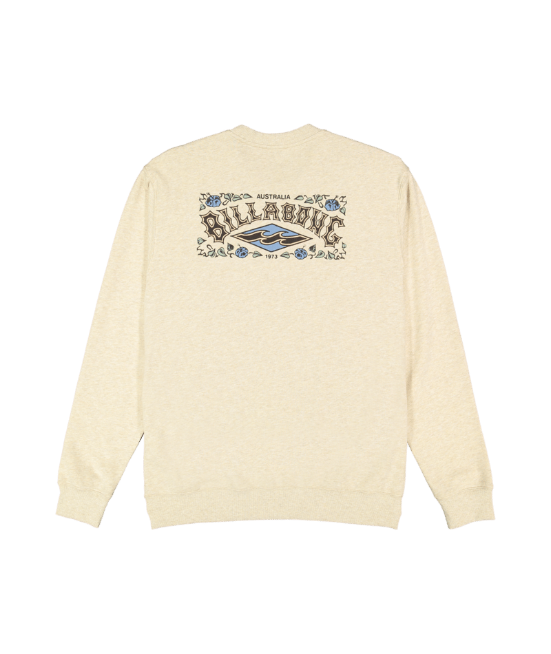 Billabong Short Sands Crew in OATMEAL HEATHER
