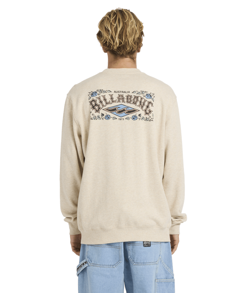 Billabong Short Sands Crew in OATMEAL HEATHER