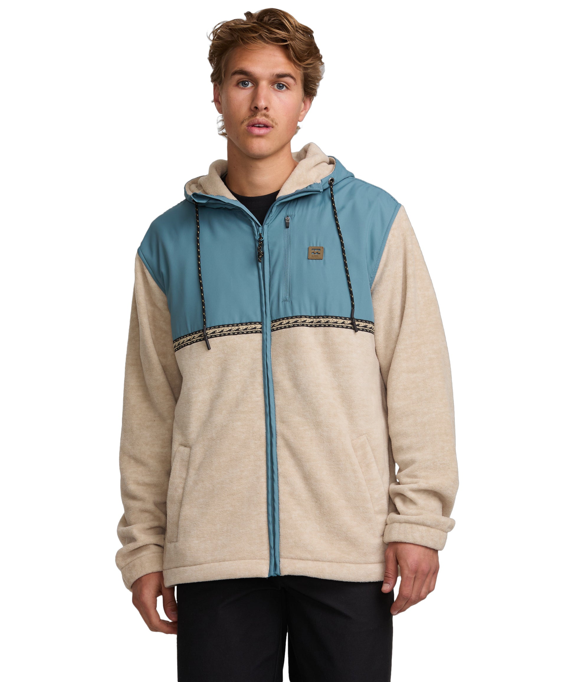 Billabong Boundary Lite Zip in BLEACHED SAND