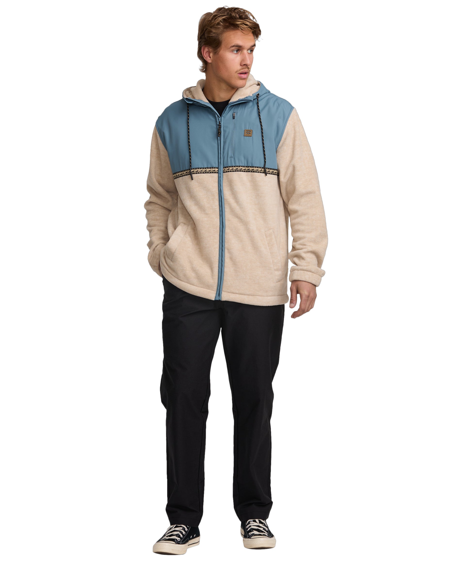 Billabong Boundary Lite Zip in BLEACHED SAND