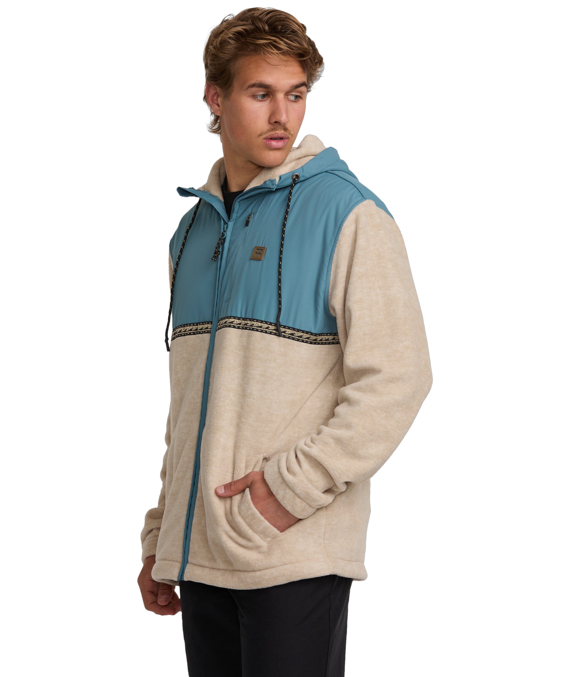 Billabong Boundary Lite Zip in BLEACHED SAND