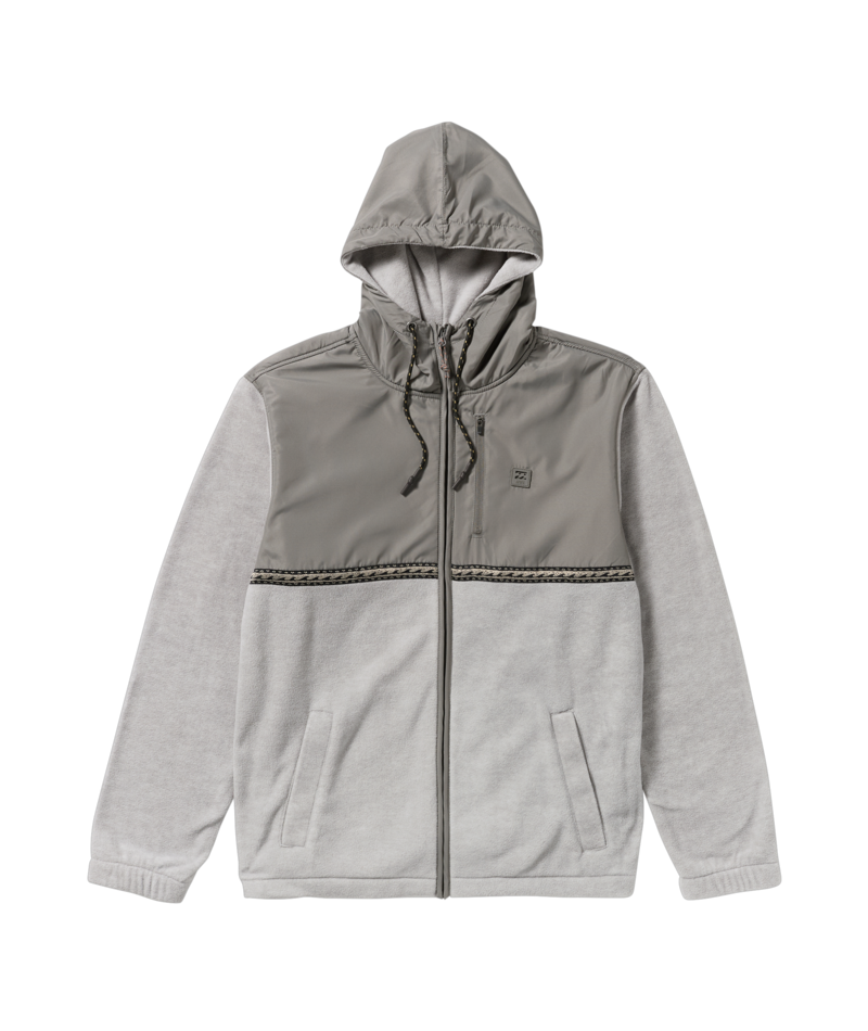 Billabong Boundary Lite Zip in GREY HEATHER