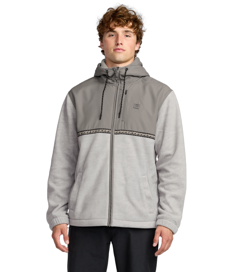 Billabong Boundary Lite Zip in GREY HEATHER