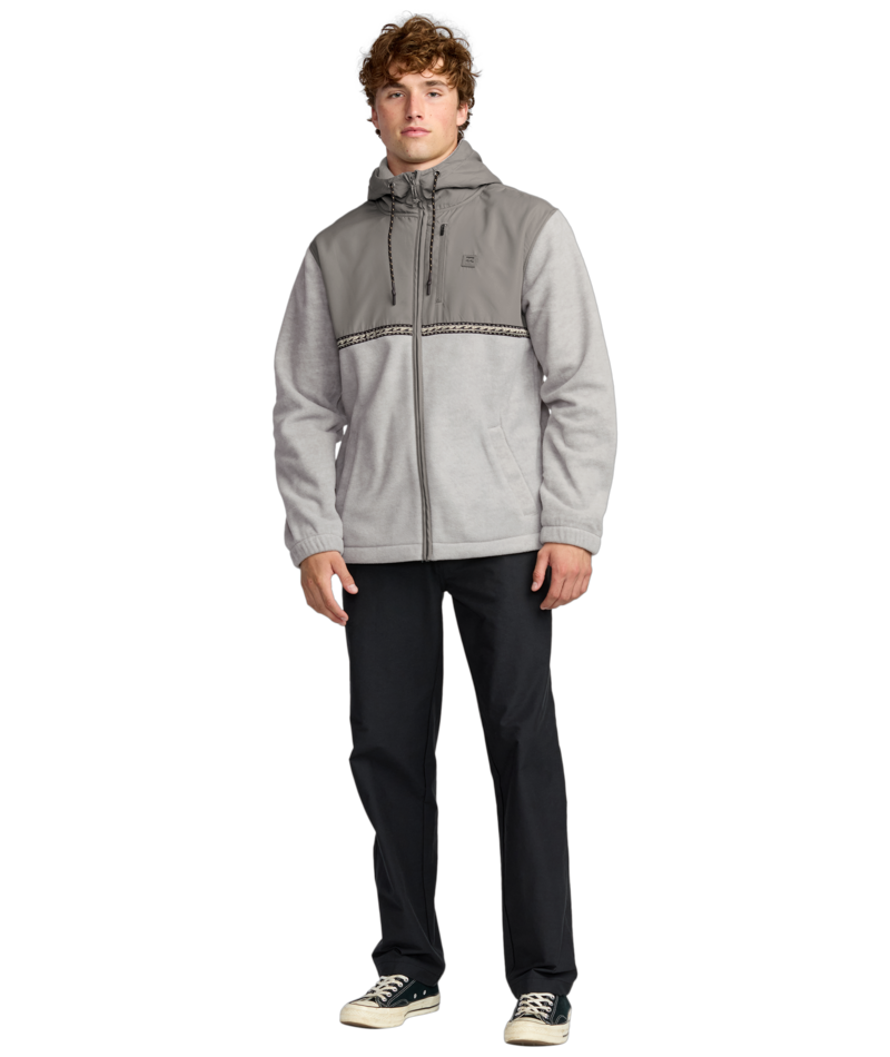Billabong Boundary Lite Zip in GREY HEATHER